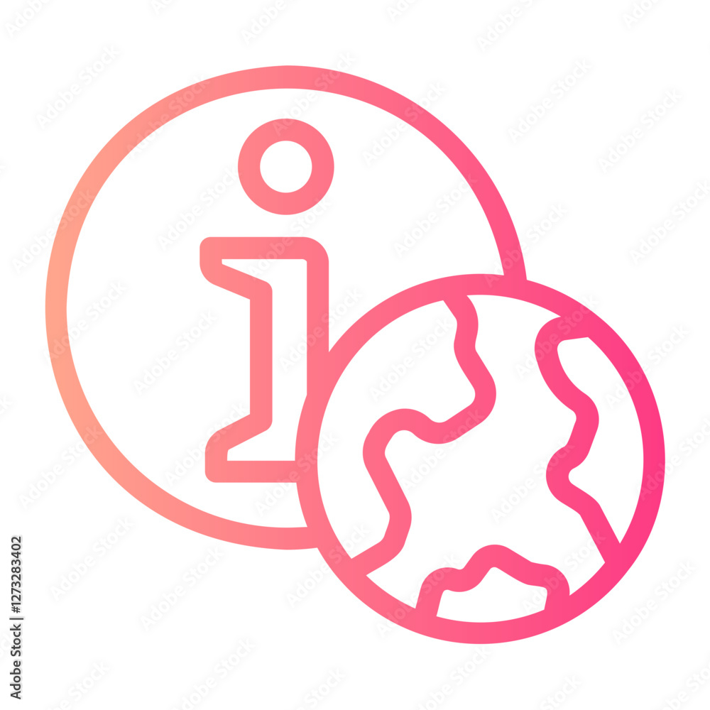 Networking gradient icon Networking gradient icon