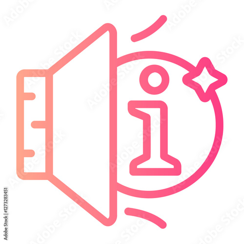 audio gradient icon