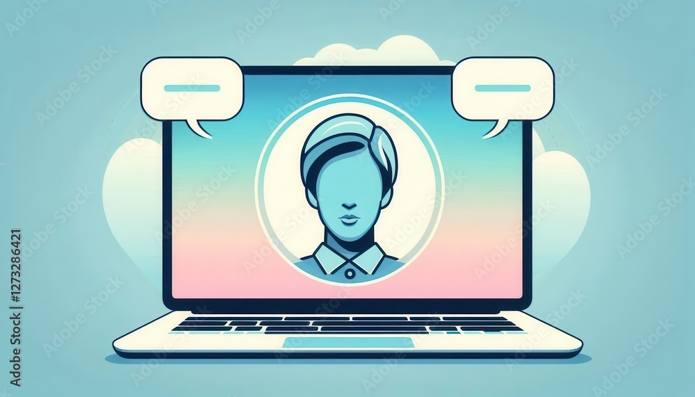 Virtual interaction overview digital space graphic design modern environment user-centric concept Virtual interaction overview digital space graphic design modern environment user-centric concept