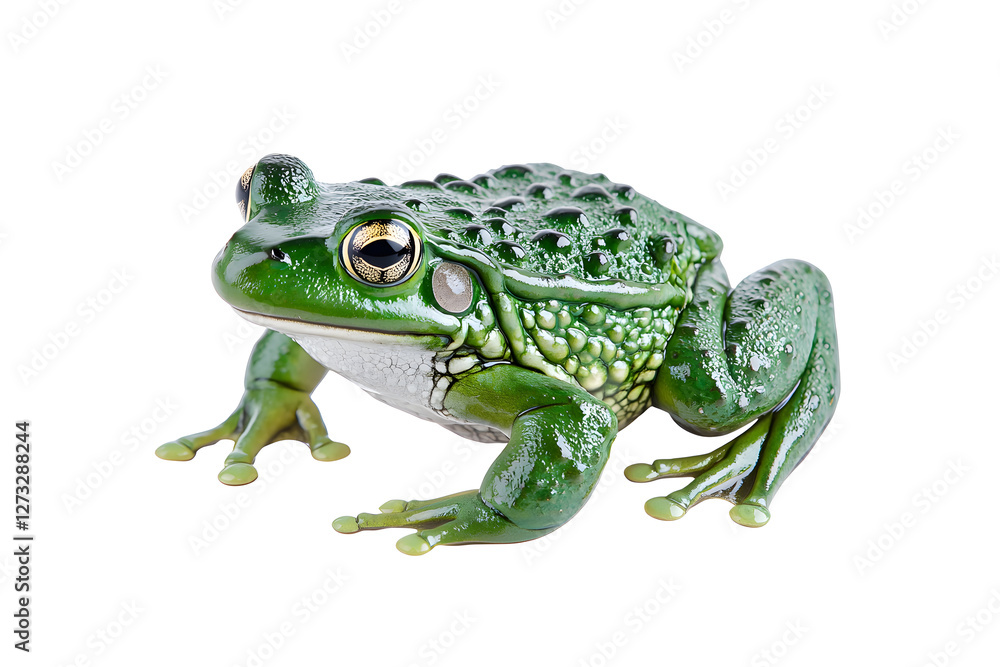 Fototapeta premium African bullfrog, isolated on white background