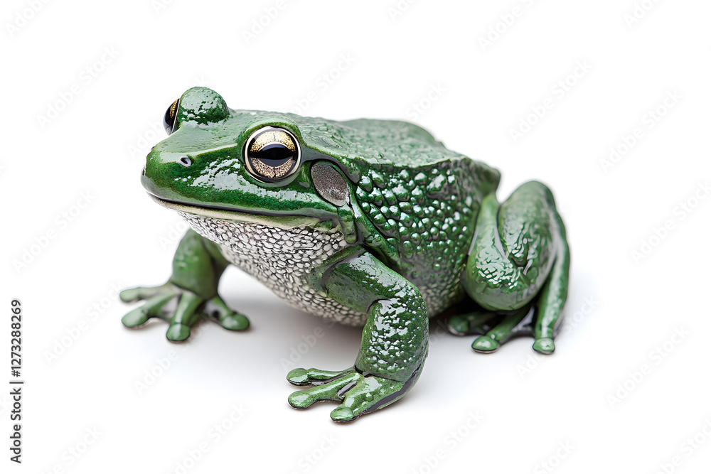 Fototapeta premium African bullfrog, isolated on white background