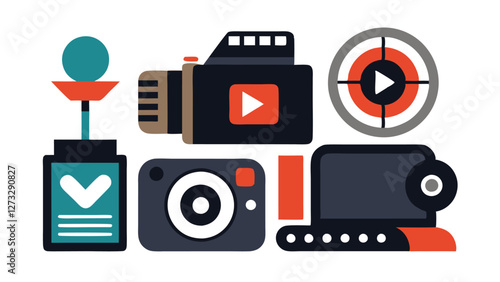 Comprehensive Movie and Cinema Icon Set
