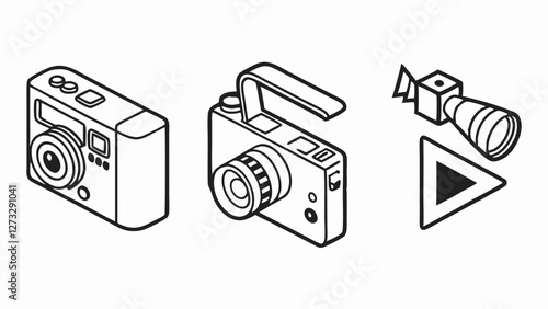 Comprehensive Movie and Cinema Icon Set