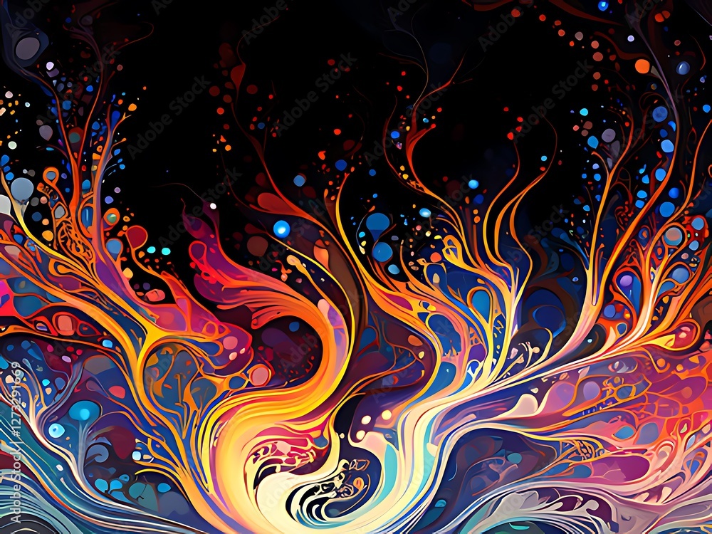 Fototapeta premium abstract floral background