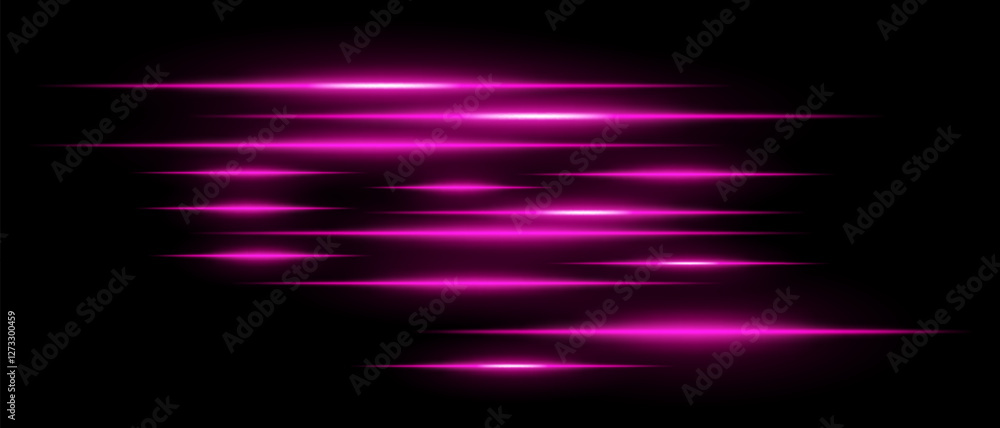 Light streaks set . Pink glowing speed lines on a black background. Futuristic motion blur effect, digital neon trails, sci-fi energy beams, and high-speed dynamic concept. Light streaks set . Pink glowing speed lines on a black background. Futuristic motion blur effect, digital neon trails, sci-fi energy beams, and high-speed dynamic concept.