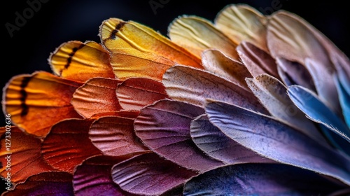 Wallpaper Mural Closeup action of butterfly wing edge nature macro photography vibrant environment artistic viewpoint detail exploration Torontodigital.ca
