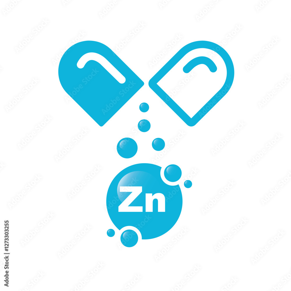 Zn, zinc for healthcare - vitamin complex. Zn, zinc for healthcare - vitamin complex.