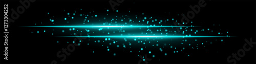 Dual blue laser beams with glowing energy particles on a dark background. The scattered sparks create a futuristic, sci-fi effect, perfect for digital art, space themes, and high-tech visual designs.