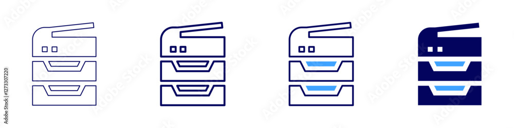 Office furniture icon in 4 different styles. Thin Line, Line, Bold Line, Duotone. Duotone style. Editable stroke Office furniture icon in 4 different styles. Thin Line, Line, Bold Line, Duotone. Duotone style. Editable stroke