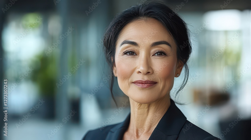 Confident and Successful Asian Businesswoman Portrait Confident and Successful Asian Businesswoman Portrait