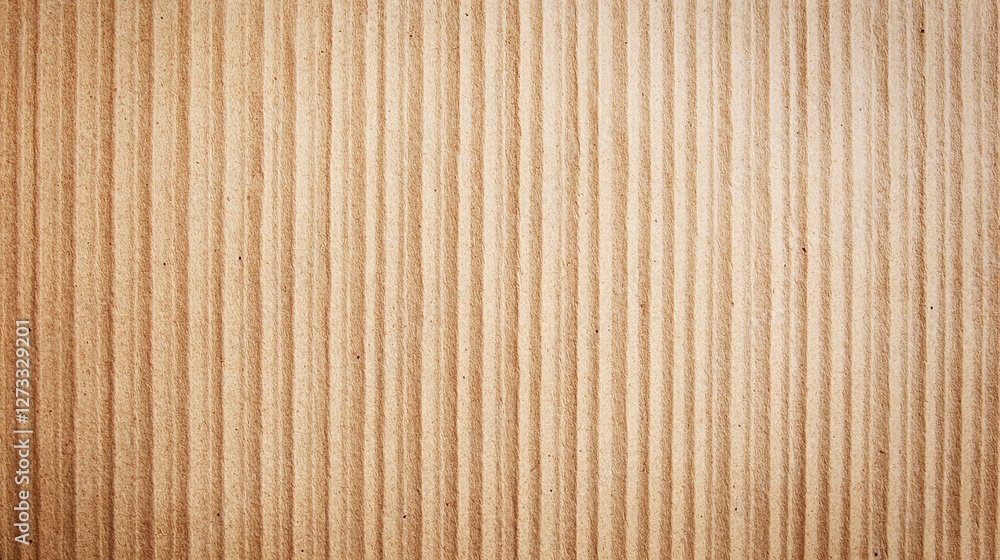 Brown recycled paper background featuring an aged kraft texture with a striped pattern, presented from a top-down perspective Brown recycled paper background featuring an aged kraft texture with a striped pattern, presented from a top-down perspective