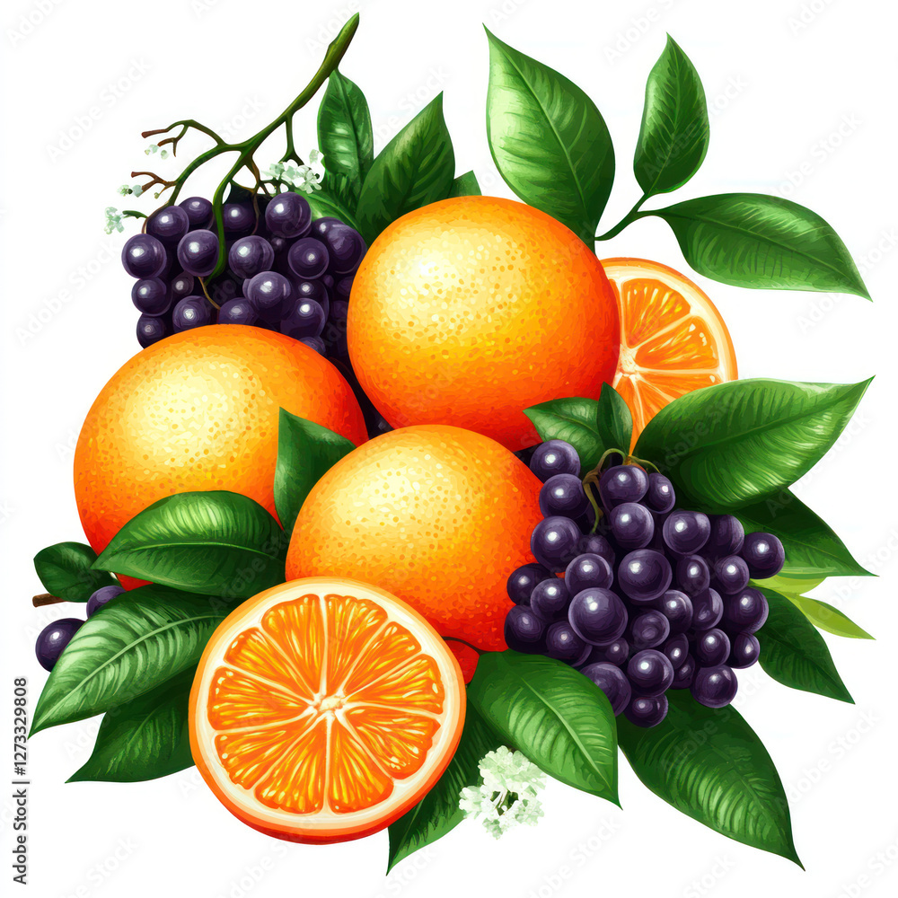 set of fruits set of fruits