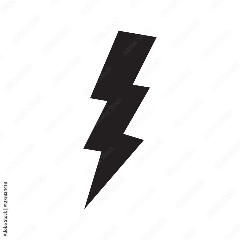 lightning icon design illustration vector template lightning icon design illustration vector template