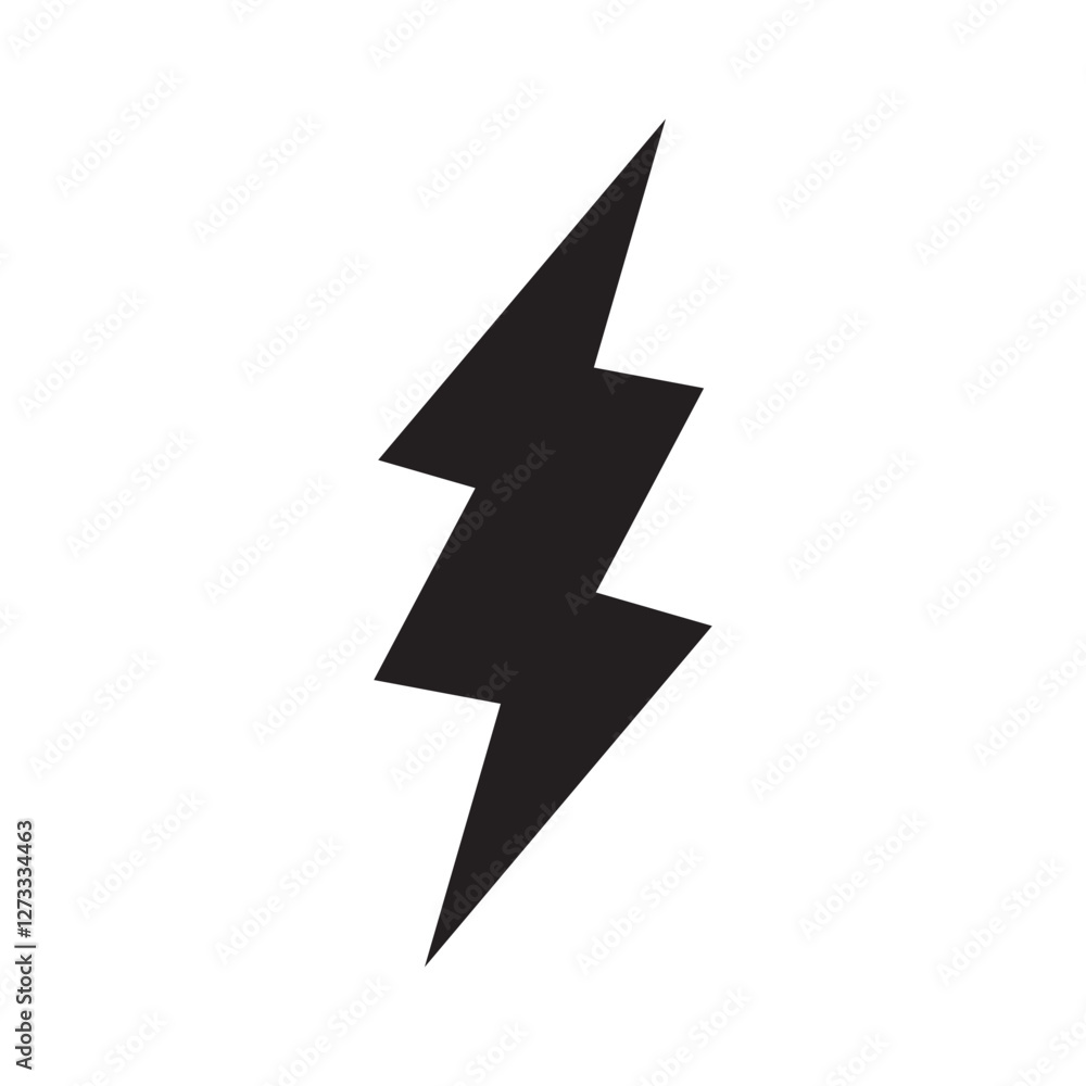 lightning icon design illustration vector template lightning icon design illustration vector template