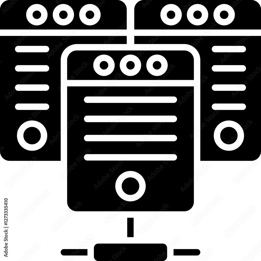 Obraz premium Server Icon