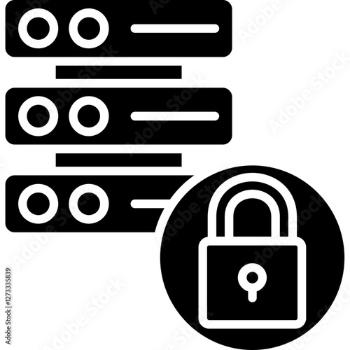 Database Lock Icon