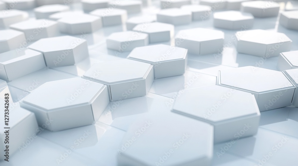 White Hexagon Grid
White Hexagon Grid