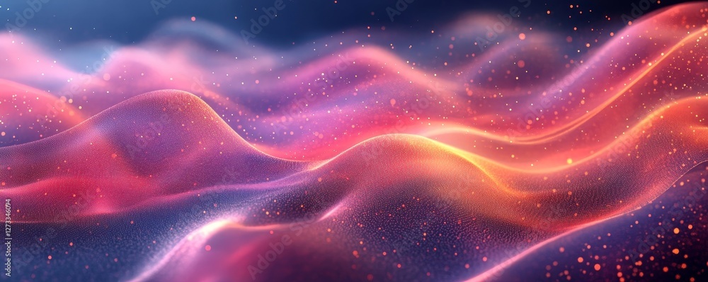 Futuristic Digital Technology Flow Background, Generative AI Futuristic Digital Technology Flow Background, Generative AI