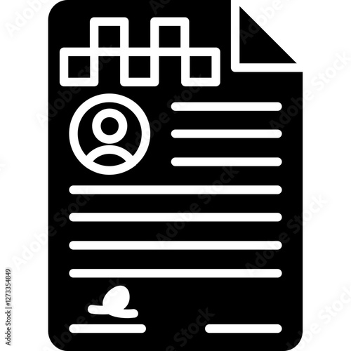 Driving License Icon