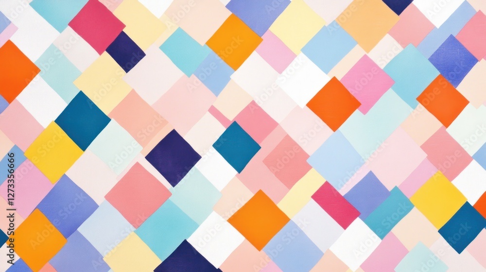 Colorful Diamond Pattern Abstract Art Design Colorful Diamond Pattern Abstract Art Design