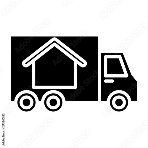 Moving Service glyph icon