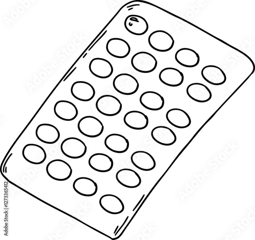 sketch birth control pill