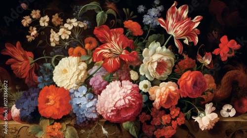 Wallpaper Mural Flower Illustration Graphic Design Assets Torontodigital.ca