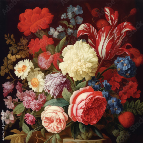 Wallpaper Mural Flower Illustration Graphic Design Assets Torontodigital.ca