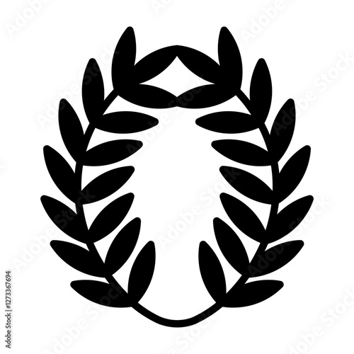 Leaf Garland glyph icon
