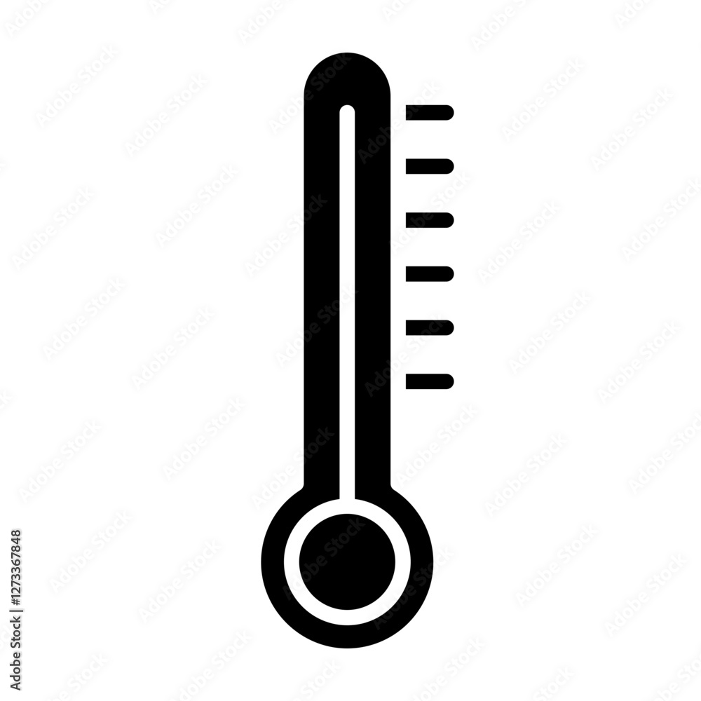 Temperature glyph icon Temperature glyph icon