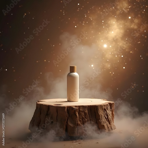 Driftwood Stand: Ethereal Galaxy Nebula Vibe