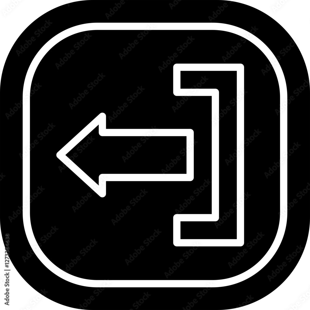 Logout Icon Vector Element Logout Icon Vector Element