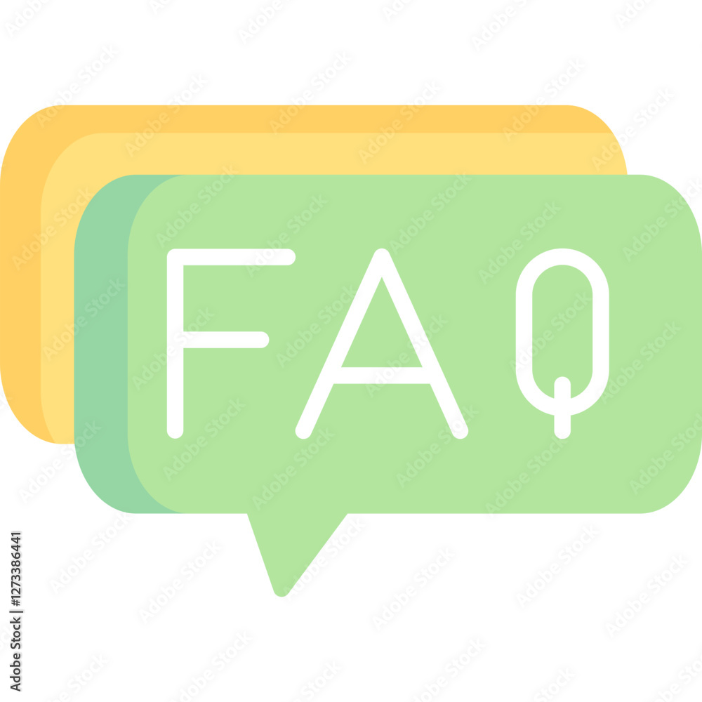 FAQ Icon Vector Element FAQ Icon Vector Element