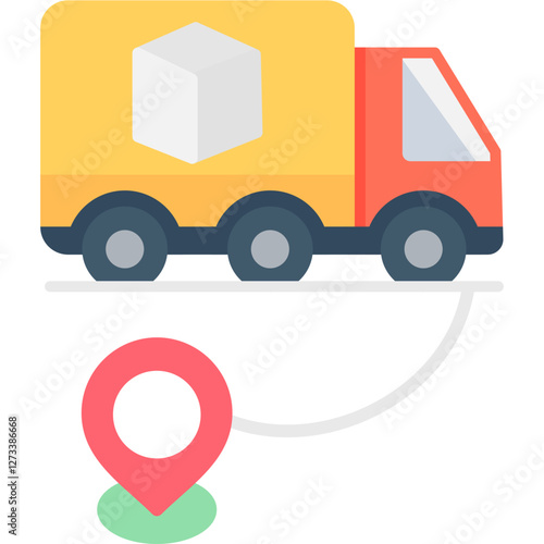 Track Order Icon Vector Element