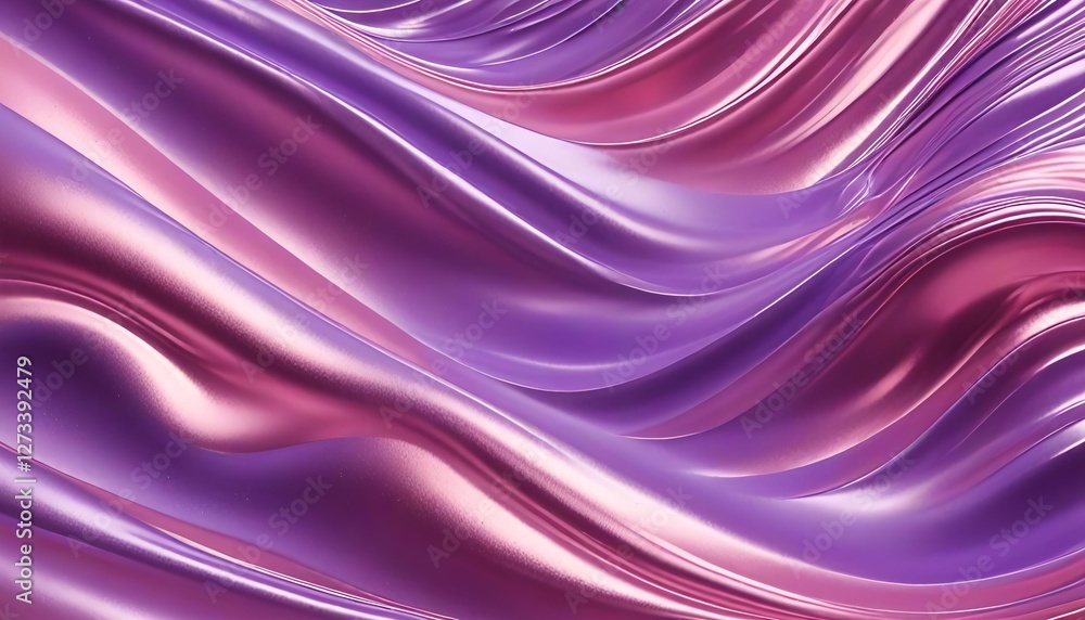 Soft Lavender and Pink Waves with Metallic Shimmer Soft Lavender and Pink Waves with Metallic Shimmer