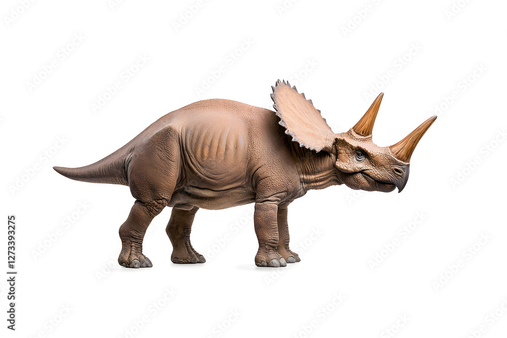 Obraz premium Dino triceratops isolated on white background