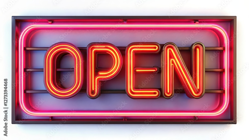 Obraz premium Neon Open Sign