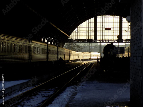 railway station during the day(Lviv, Ukraine) photo