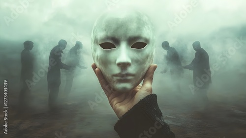 Surreal Exploration of Identity and Reflection