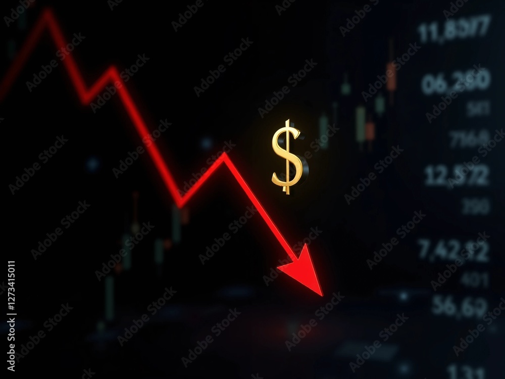 Obraz premium US Dollar Depreciation