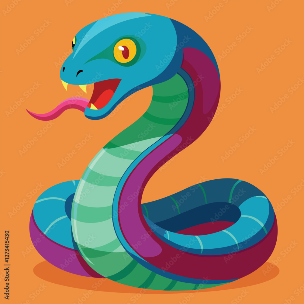 Fototapeta premium snake vector 