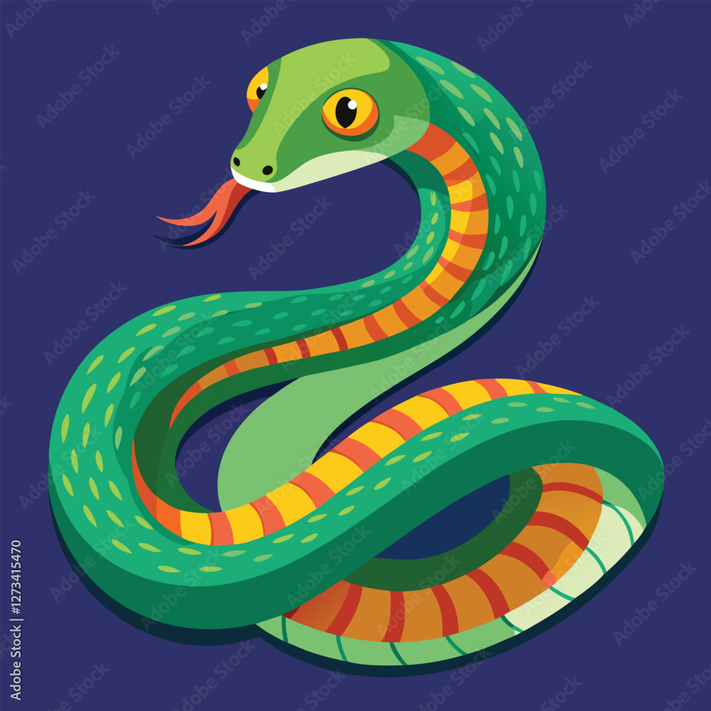 Fototapeta premium snake vector 