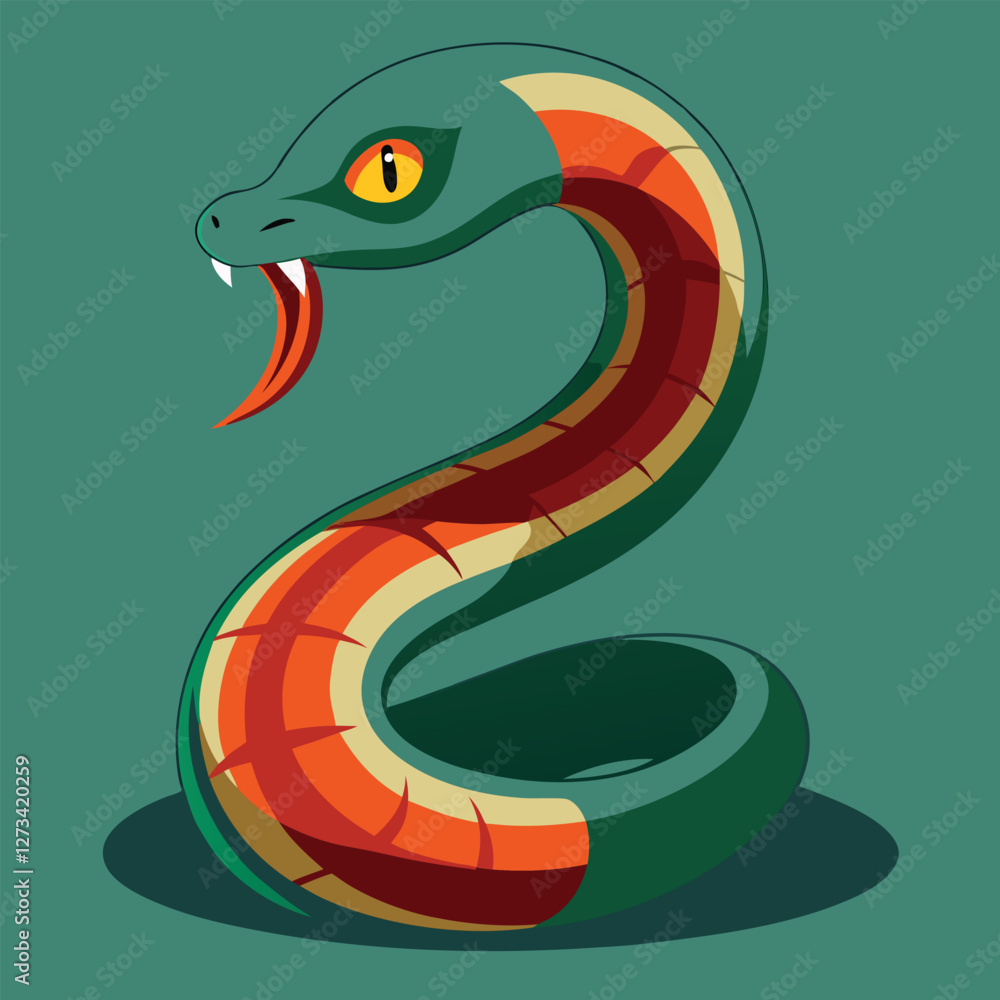 Fototapeta premium snake vector