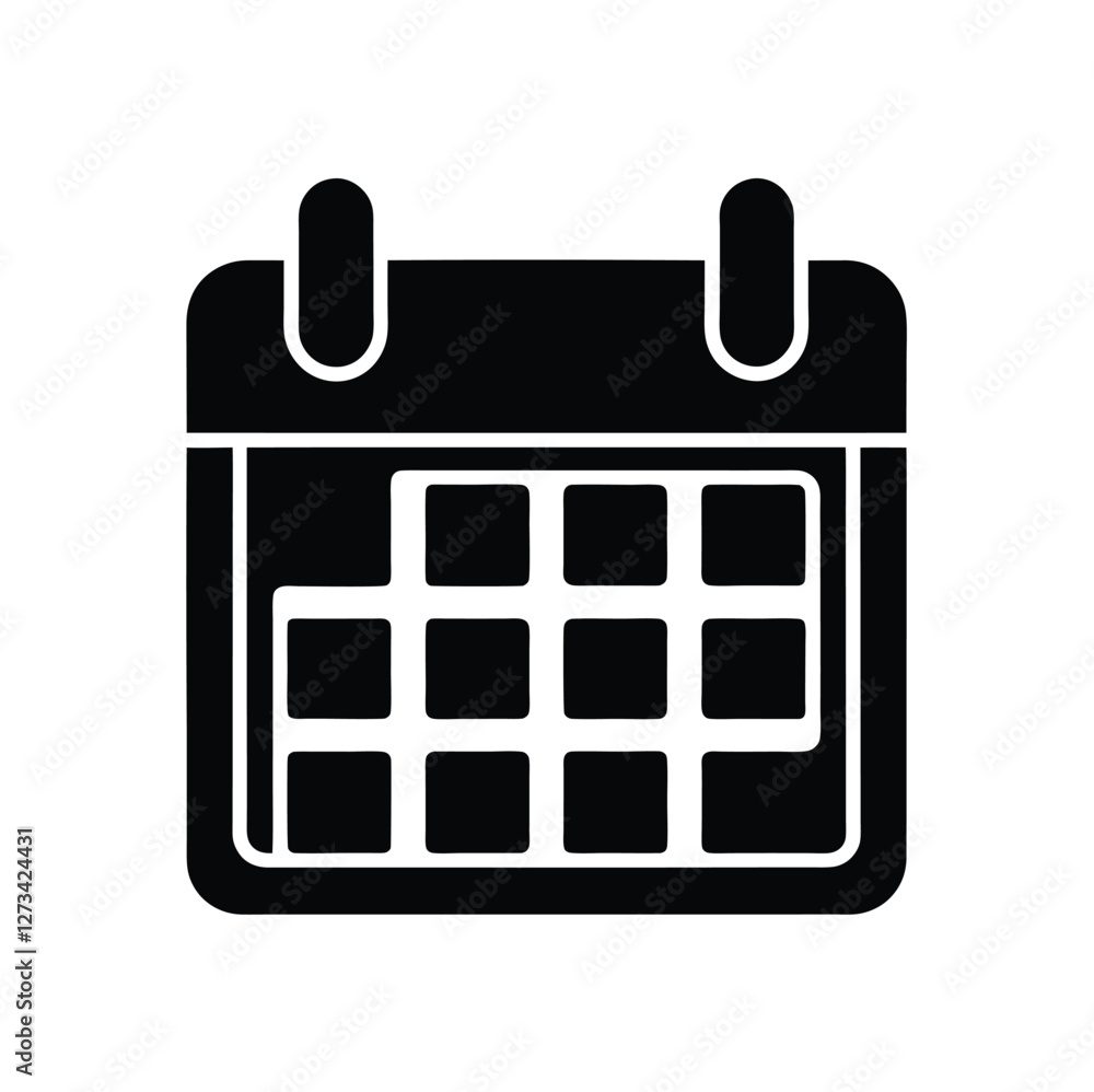 Calendar icon. Schedule symbol. Calendar planner icon. Reminder organizer event sign. Vector illustration Calendar icon. Schedule symbol. Calendar planner icon. Reminder organizer event sign. Vector illustration
