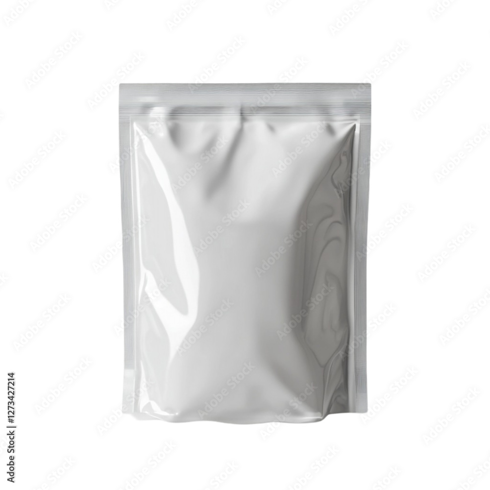 Blank White Sachet Packaging Mockup Product Design Template, Blank White Sachet Packaging Mockup Product Design Template,