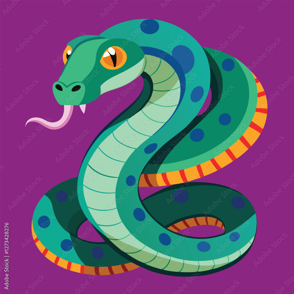 Fototapeta premium snake vector