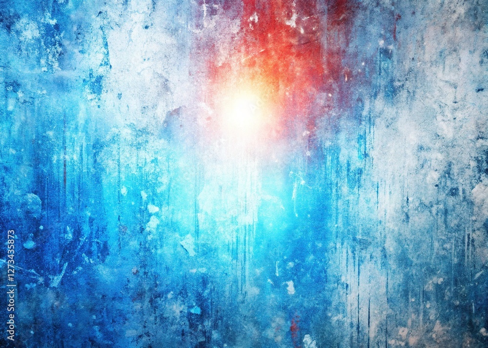 Obraz premium Grungy Blue & White Gradient Texture: Bright Light Abstract Background