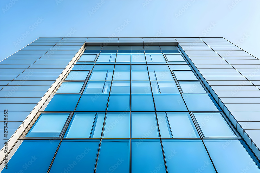 Modern Building Facade Illustration Modern Building Facade Illustration