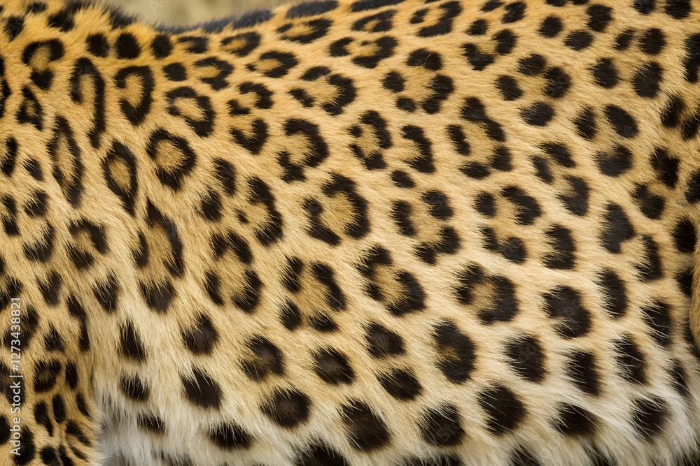 Close-up of a beautiful leopard fur pattern. Close-up of a beautiful leopard fur pattern.