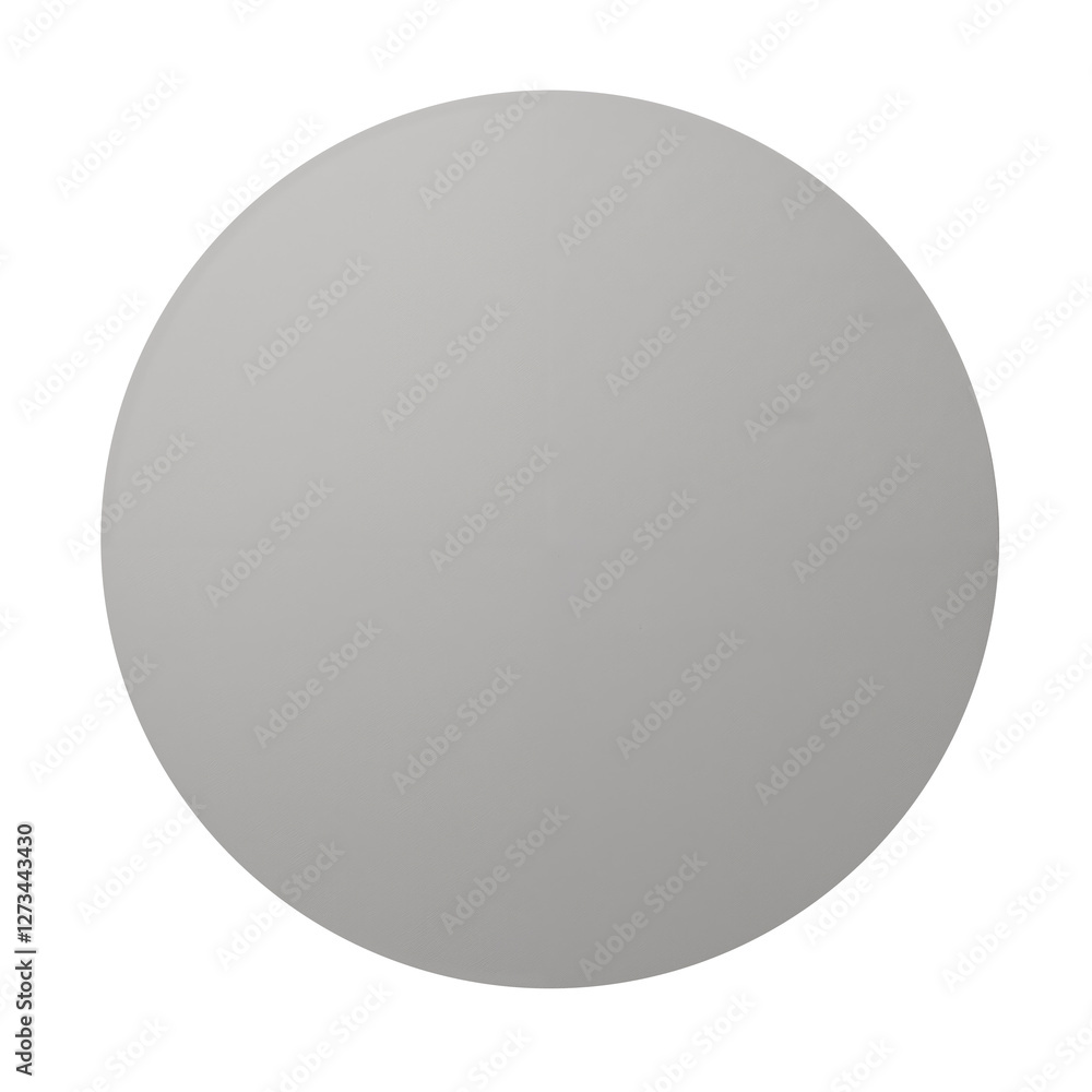 Round gray mirror made of smooth glass with a minimalist design suitable for modern decor in a bright room Round gray mirror made of smooth glass with a minimalist design suitable for modern decor in a bright room